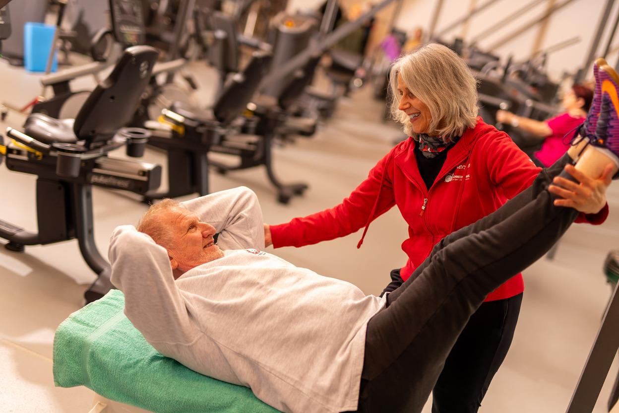 Muskeltraining an modernen elektronischen Geräten